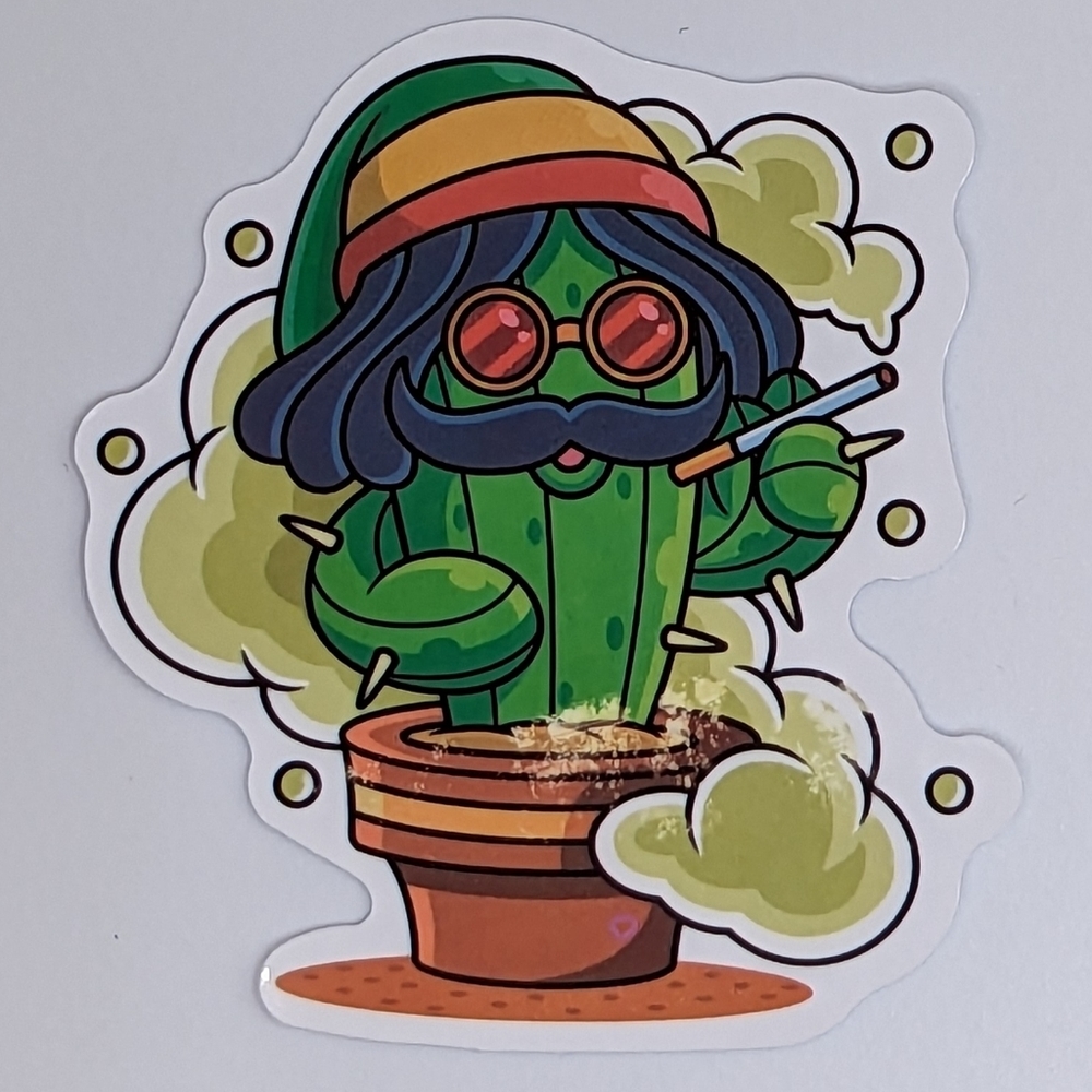 Cactus sticker